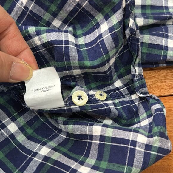 J.CREW Oxford Shirt Long Sleeve Button Down Plaid Men's Size M - Picture 7 of 11